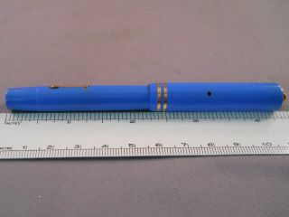 Conklin Vintage Blue Ring Top Fountain Pen - - flexible medium 3