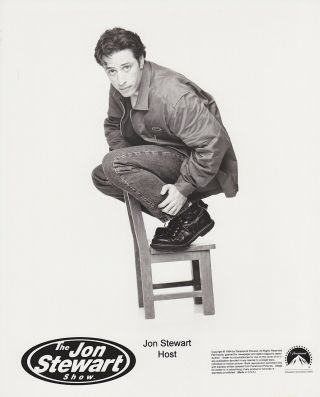 1994 Vintage Press Photograph Jon Stewart - " The Jon Stewart Show " - Paramount