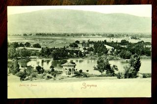Bains De Diane Smyrna Smryne Izmir Turkey Rare Postcard Ca.  1902 Baths