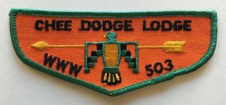Chee Dodge Lodge 503 F1c Oa Flap Patch Order Of The Arrow Boy Scouts
