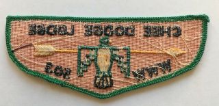 Chee Dodge Lodge 503 F1c OA Flap patch Order of the Arrow Boy Scouts 2