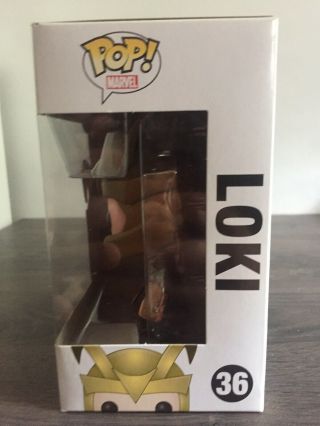 Funko Pop Marvel Loki Thor The Dark World Gold Helmet Vaulted 36 4