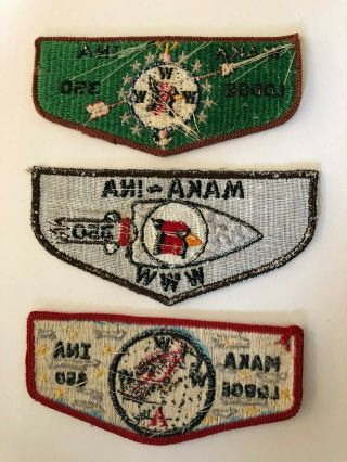 Maka - Ina Lodge 350 OA Flap patches Order of the Arrow Boy Scouts 2