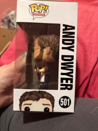 Funko Pop Television Parks and Recreation 501 Andy Dwyer figure rare 2