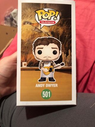 Funko Pop Television Parks and Recreation 501 Andy Dwyer figure rare 4
