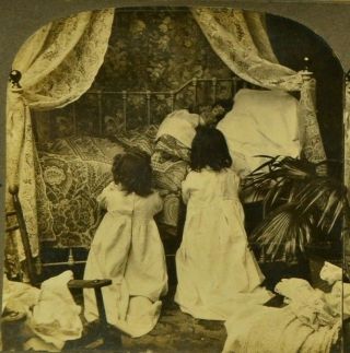 Berry Kelley & Chadwick Stereoview " Our Father Who Art In Heaven " 1897