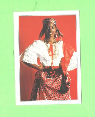 Pp Card Image Martinique La Trinite Costume De Fete Woman Beauty