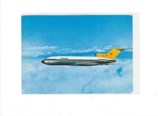 Condor Airlines Issued Boeing 727 Cont/l Postcard 1