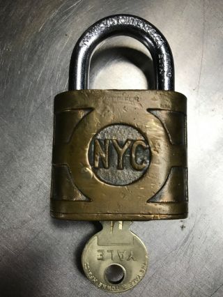 Yale Nyc Lock W/key