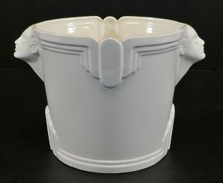 Fitz And Floyd Art Deco Theme Cachepot Planter Ice Bucket Very Rare