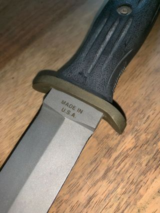 Boker Applegate - Fairbairn Boot 420 Dagger Double Edge Fixed Black Knife