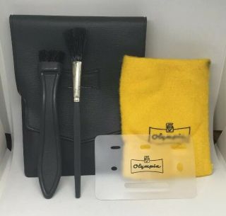 Vintage Olympia Typewriter 5 Piece Cleaning Brush Kit Made In Germany