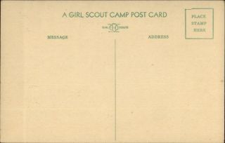 Girl Scouts Camp Comic Postcard - Turtle in Stream 2