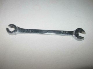 Vintage Mac 3/8 " Combination Open - End And Flare Nut Wrench Cob12,  Made In Usa