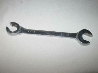 Vintage Mac 9/16 " Combination Open - End And Flare Nut Wrench Cob18,  Made In Usa