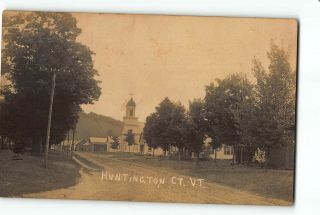 Huntington Vermont Vt Rppc Real Photo 1904 - 1918 Street View
