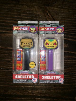 Funko Pop Pez Masters Of The Universe Skeletor Chase And Non - Chase