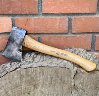 Vintage Winchester Trade Mark Made In Usa Camp Axe Hatchet W/nail Puller