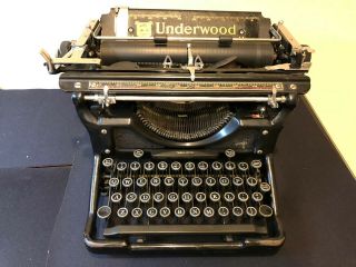 Underwood Tabulator Model 6 - 11 Typewriter Functional