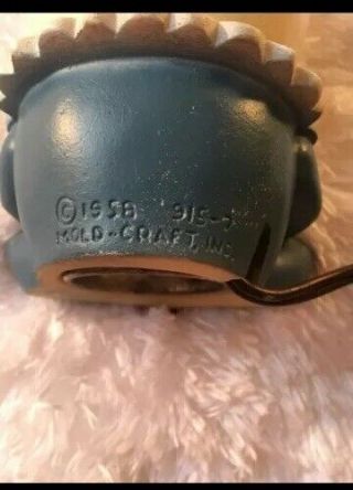 Vintage 1958 Mold Craft Humpty Dumpty Bank Lamp 3