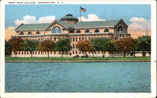 Army War College Washington Dc Military Arsenal Grounds Potomac River 1920s