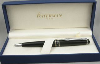 Waterman Expert Ii Matte Black & Chrome Ballpoint Pen