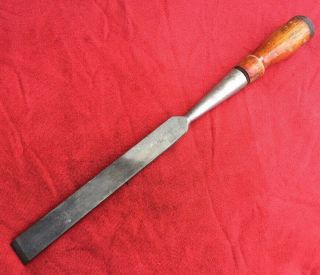 Vintage Belmont Hardware Co.  3/4 Inch Wide Wood Socket Chisel With A Handle