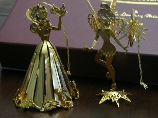 Disney Gold Plated Ornaments Set of 12 by Danbury 2