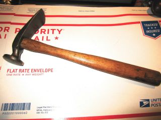 Antique Pardot? No.  2 Cobblers Hammer W/hickory Handle Good Antique Cond.