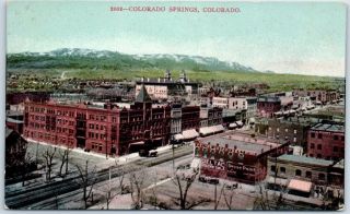 Colorado Springs Co Postcard Bird 