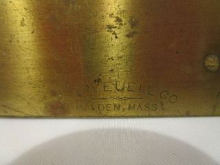 Vtg.  Industry Harvey Steel Boston 34 Malden Mass Brass Advertising Paper Clip 4