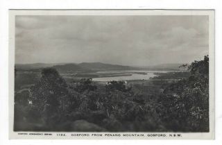 Rppc,  Gosford,  N.  S.  W. ,  Australia,  View Of Gosford From Penang Mountain