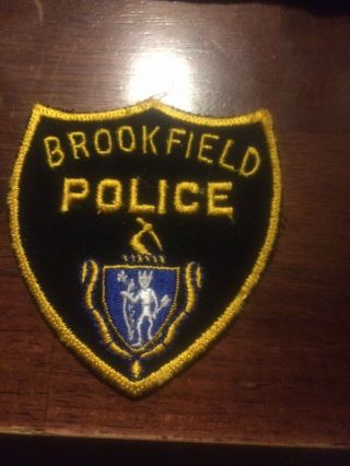 Massachusetts Police - Brookfield Police - Ma Police Patch