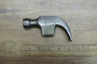 Vintage Cheney 1lb.  2oz.  Nail Holding Curved Claw Hammer Head,  4 - 5/8 ",  1 " Face