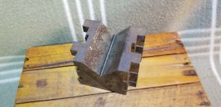 VINTAGE Starrett 568 V - block machinist tools set up blocks mill milling grinding 2