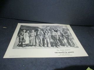 1940 The Grapes Of Wrath Henry Fonda And Cast Press Photo X661 Pa