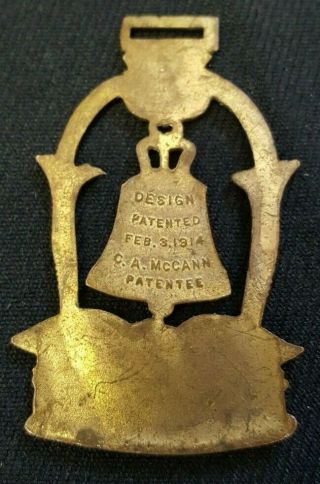 Panama Pacific International Expedition 1915 Souvenir Liberty Bell Union Medal 2