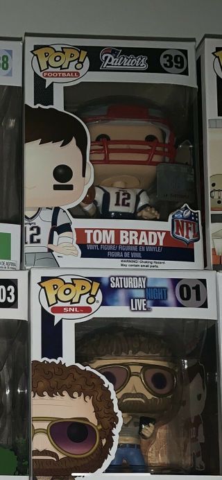 Funko Pop 2015 Rare Vaulted - Nfl - England Patriots - Tom Brady 39