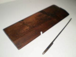 Vintage Wood Molding Plane 1/4 " Iron