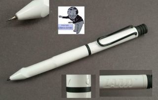Lamy Safari Mechanical Pencil And Ballpoint In White