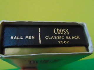 Cross 2502 Classic Black Ball Pen with Apple Macintosh Computer Logo 5