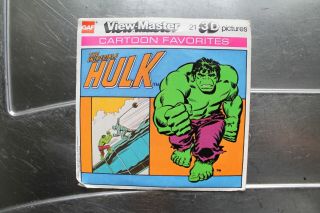 1978 Gaf View - Master Reel - Cartoon Favorites - The Incredible Hulk J26 Marvel