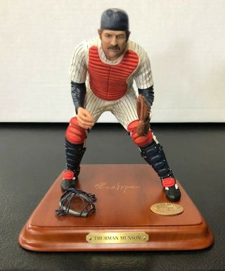 Danbury York Yankees Thurman Munson Baseball Figurine Statue