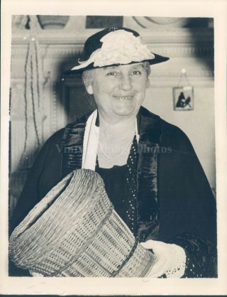 1935 Photo Minna Miller Edison Ny Widow Electrical Wizard Thomas Alva Lady 6x8