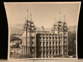 1930 Press Photo Mormon Temple / State Capital,  Salt Lake City,  Utah (6/18/1930)