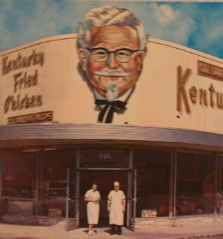 Kentucky Fried Chicken Miami Fl N.  W.  7th Ave 119th St Photo Postcard Vtg Rppc 2