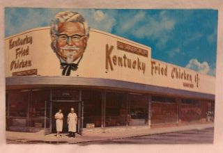 Kentucky Fried Chicken Miami FL N.  W.  7th Ave 119th St Photo Postcard Vtg Rppc 2 2