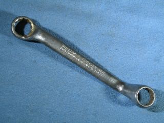 Vintage Williams Superrench 9725b Offset 1/2 " & 9/16 " Double Box End Wrench