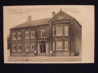 Vintage Town Hall Felixstowe Postcard