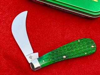 DISC.  CASE XX JOHN DEERE HAWKBILL PRUNER KNIFE 61011 SS In Gift Tin Gr Corn Cob 7